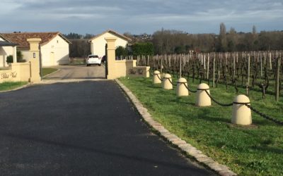 Rénovation de l’entrée d’un domaine viticole